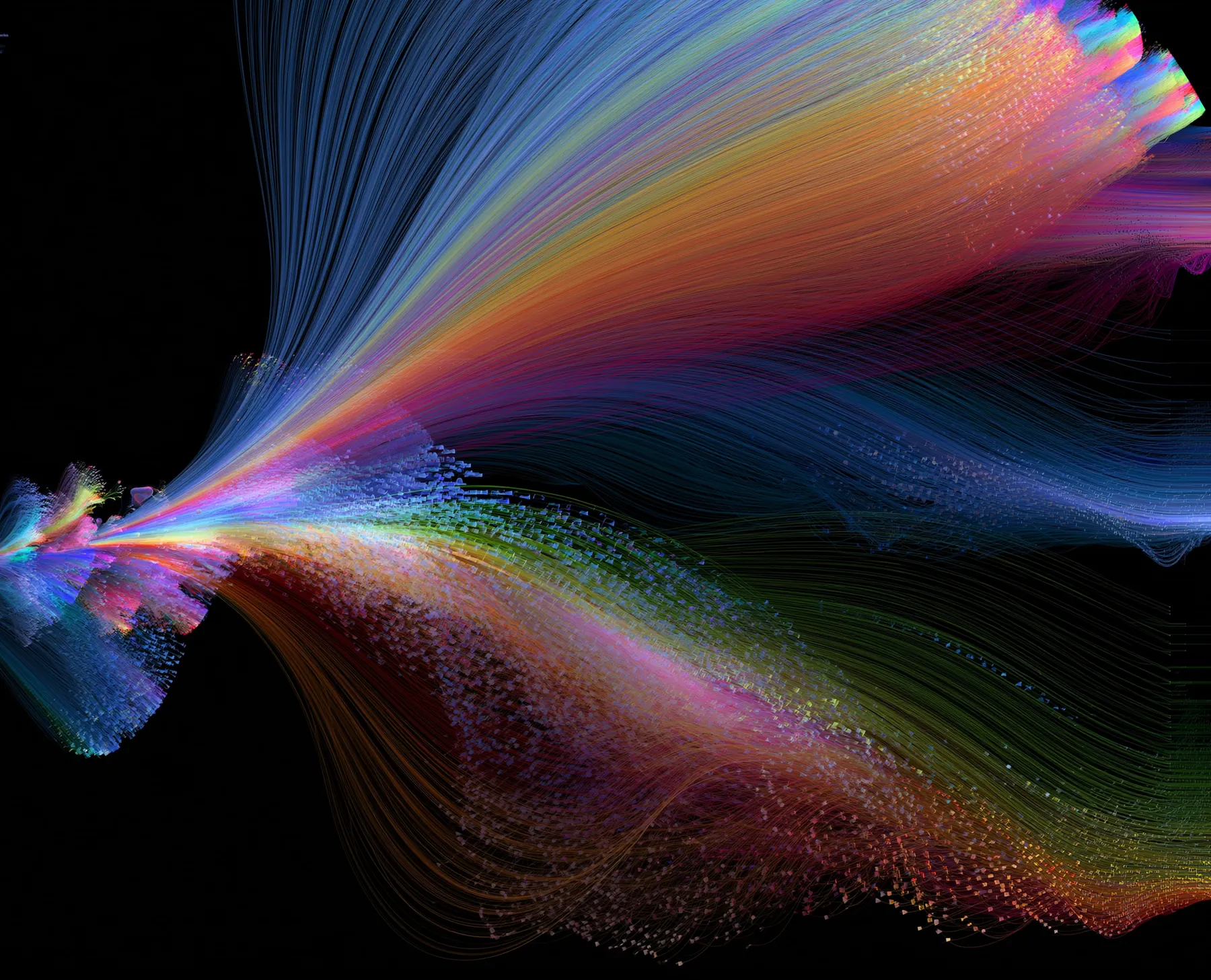The relational corpus: spectral fibres of related creative material flowing through the archive